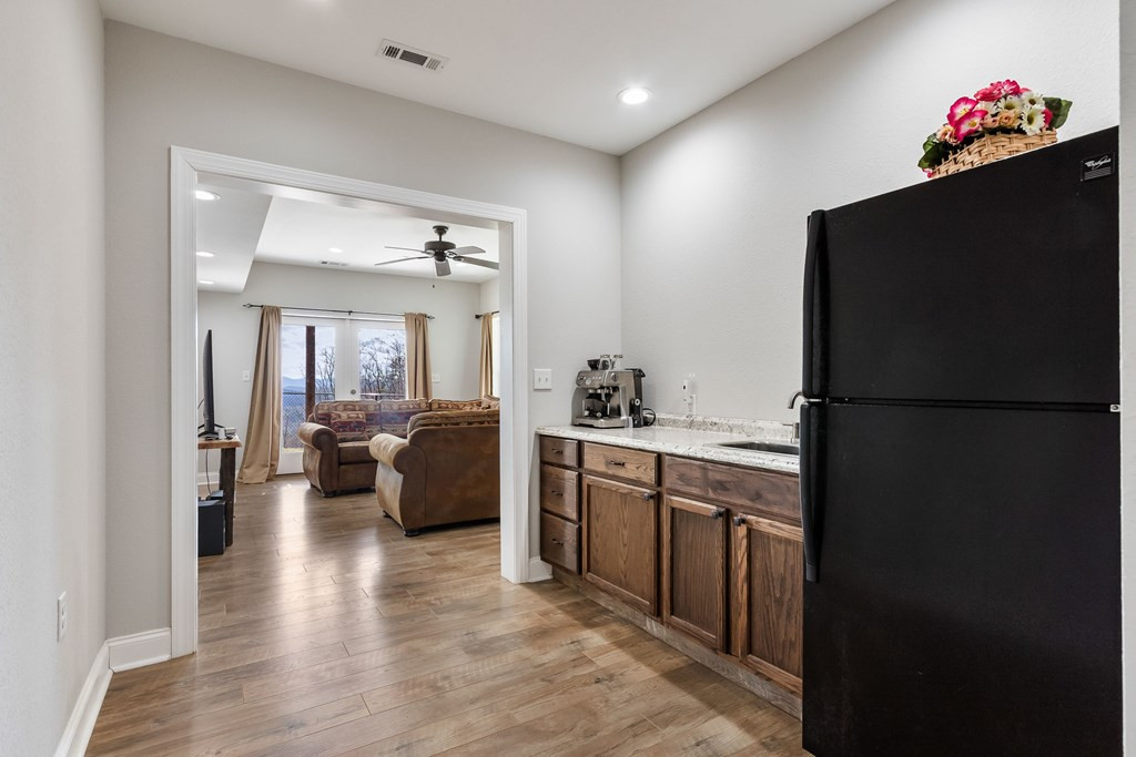 Wetbar in basement