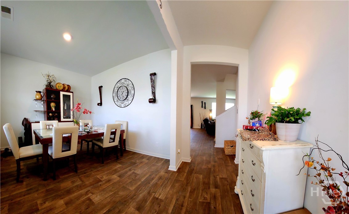 Foyer and Flex Room which is serving as a Dining R