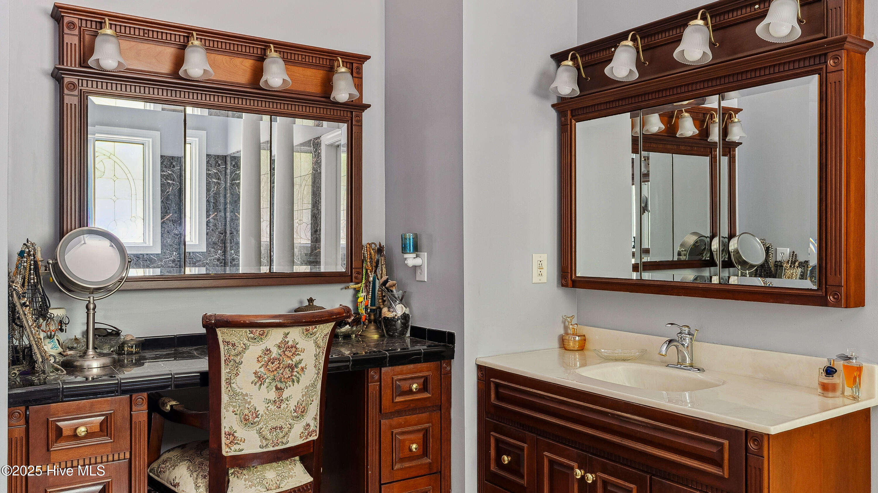 Dressing area in master bath