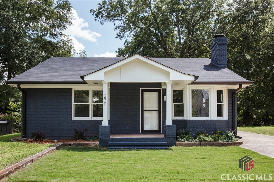 Adorable and completely renovated home within a stone's throw of Athens's hottest new destinations - Buvez, State the Label, ReBlossom, Active Climbing, and more restaurants and shopping on the way. Additionally, just a short walk to downtown, Chase Street Elementary and all of the happenings in Boulevard, Cobbham and the Bottleworks. This one level, all brick home has been updated with all new flooring and paint, full kitchen and bathroom updates, with new lighting, appliances, and fixtures throughout. The light and bright floor plan has double French doors to the rear patio, and there is plenty of off-street parking. This little gem won't last long!