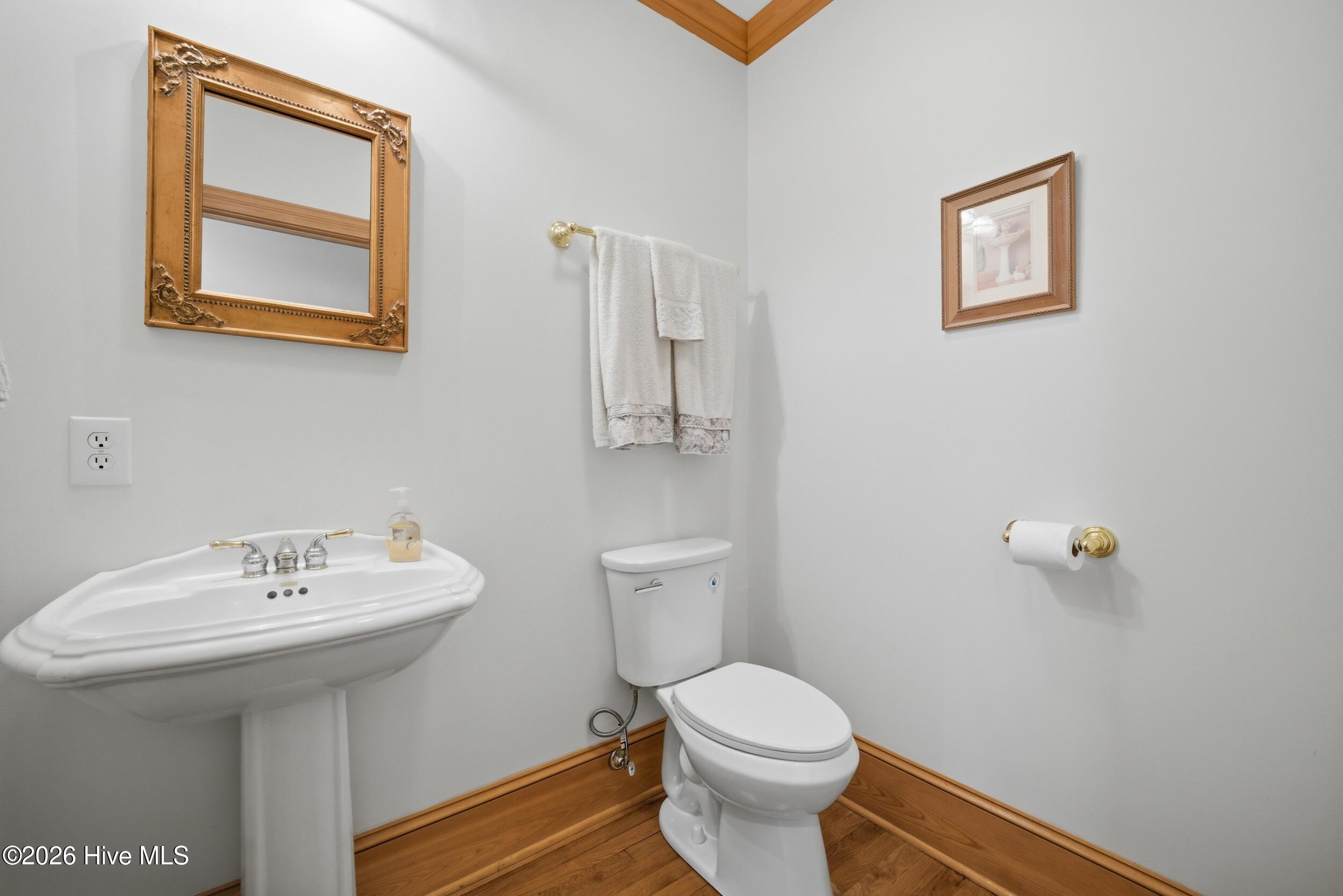 1st floor half bath