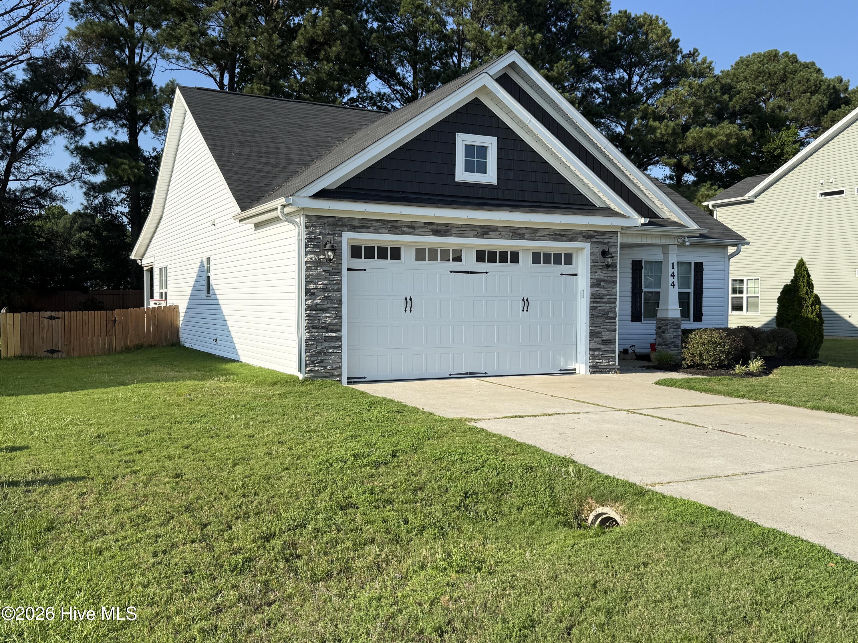 Exterior photo of 144 Carissa Drive, Smithfield, NC 27577. MLS: 100587102