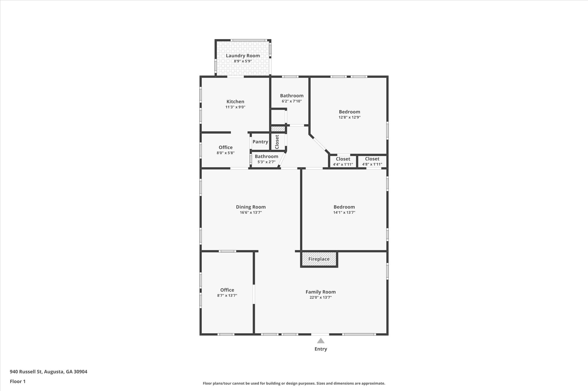 Homes For Sale - 940 Russell Street<br/> Augusta, GA 30904