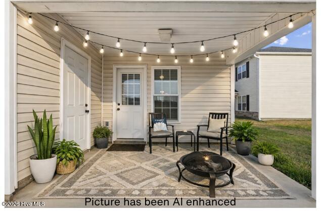 152 Cornerstone Drive, Beulaville, NC 28518 – photo 20: Picture has been AI enhanced patio