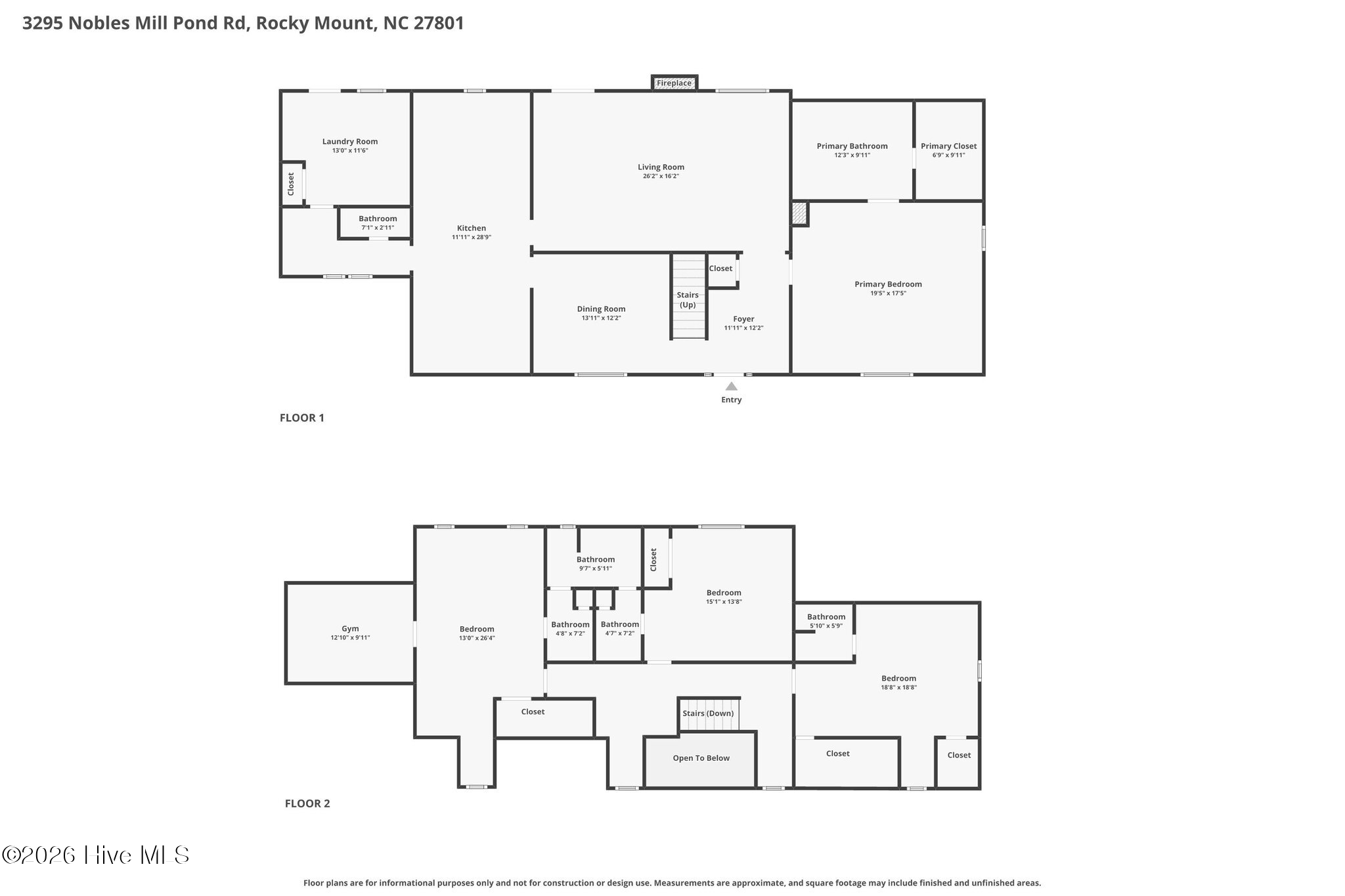 Exterior photo of 3295 Nobles Mill Pond Road, Rocky Mount, NC 27801. MLS: 100574427