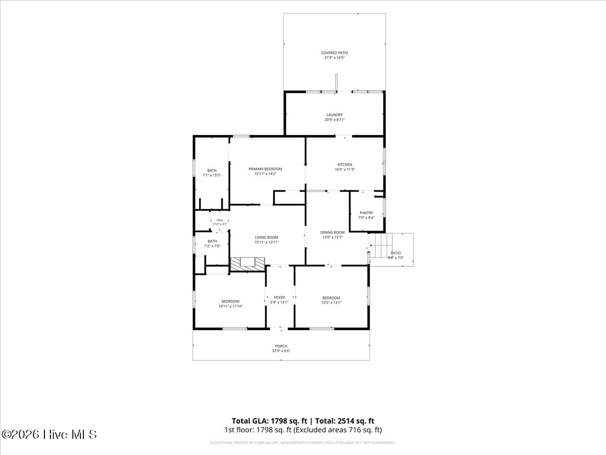 Exterior photo of 317 Fields Road NW, Pikeville, NC 27863. MLS: 100606525