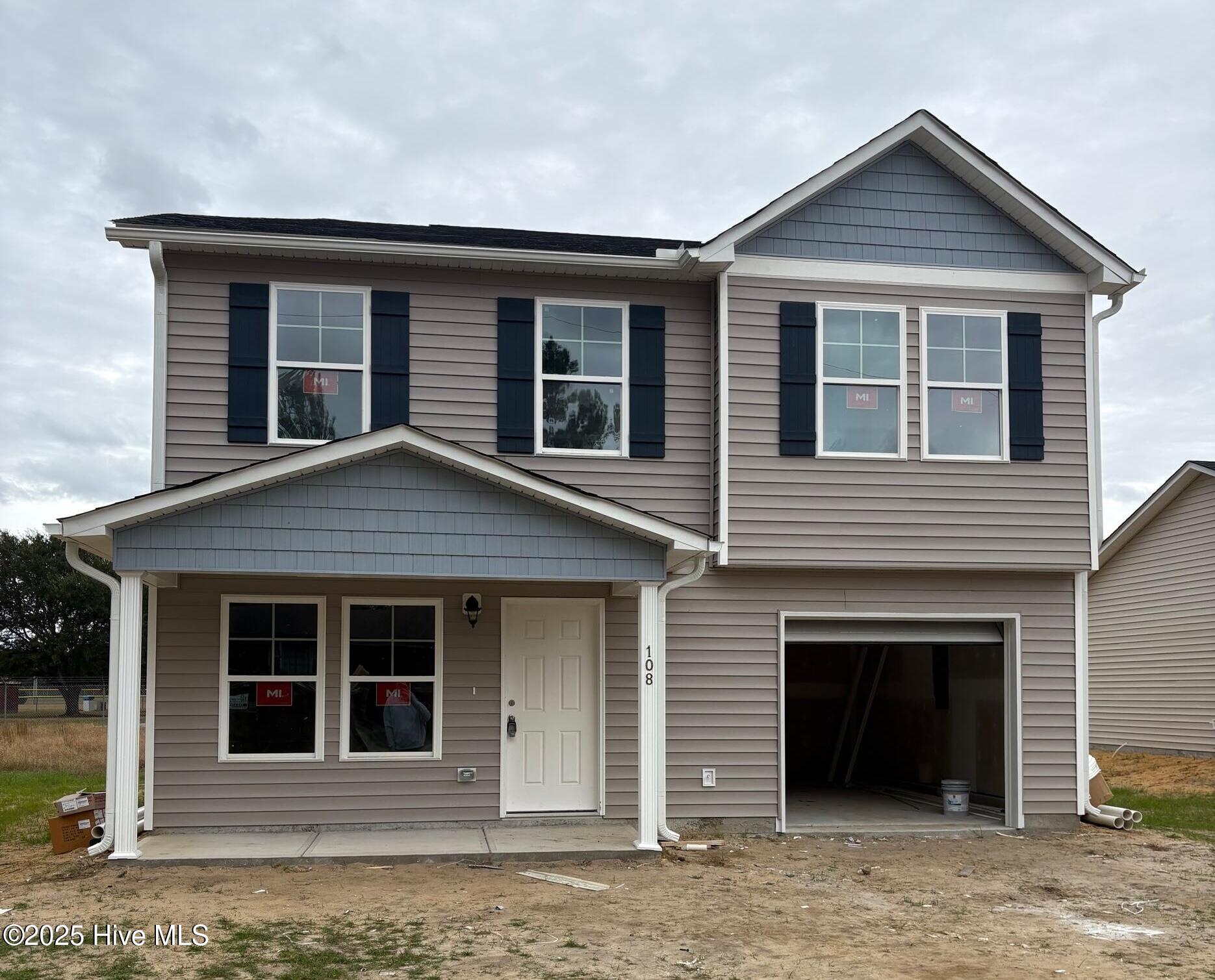 NewNEW CONSTRUCTION in Robersonville! Conveniently located just 19 minutes to bypass in Greenville, just 26 minutes ECU Health Medical Center, and just under 2 hours to OBX! The Oak Plan is a 1508 sqft 1 car garage home with 4 bedrooms on the 2nd floor along with 2 full bathrooms. The Owners Suite features an On-Suite bathroom with a Walk in Shower with a glass door and a large Walk in Closet. The first floor features LVT throughout the eat in kitchen, family room, laundry room and powder room. The upstairs has LVT in the bathrooms and carpet in the bedrooms and hall. The kitchen has granite countertops and the bathrooms have quartz tops.