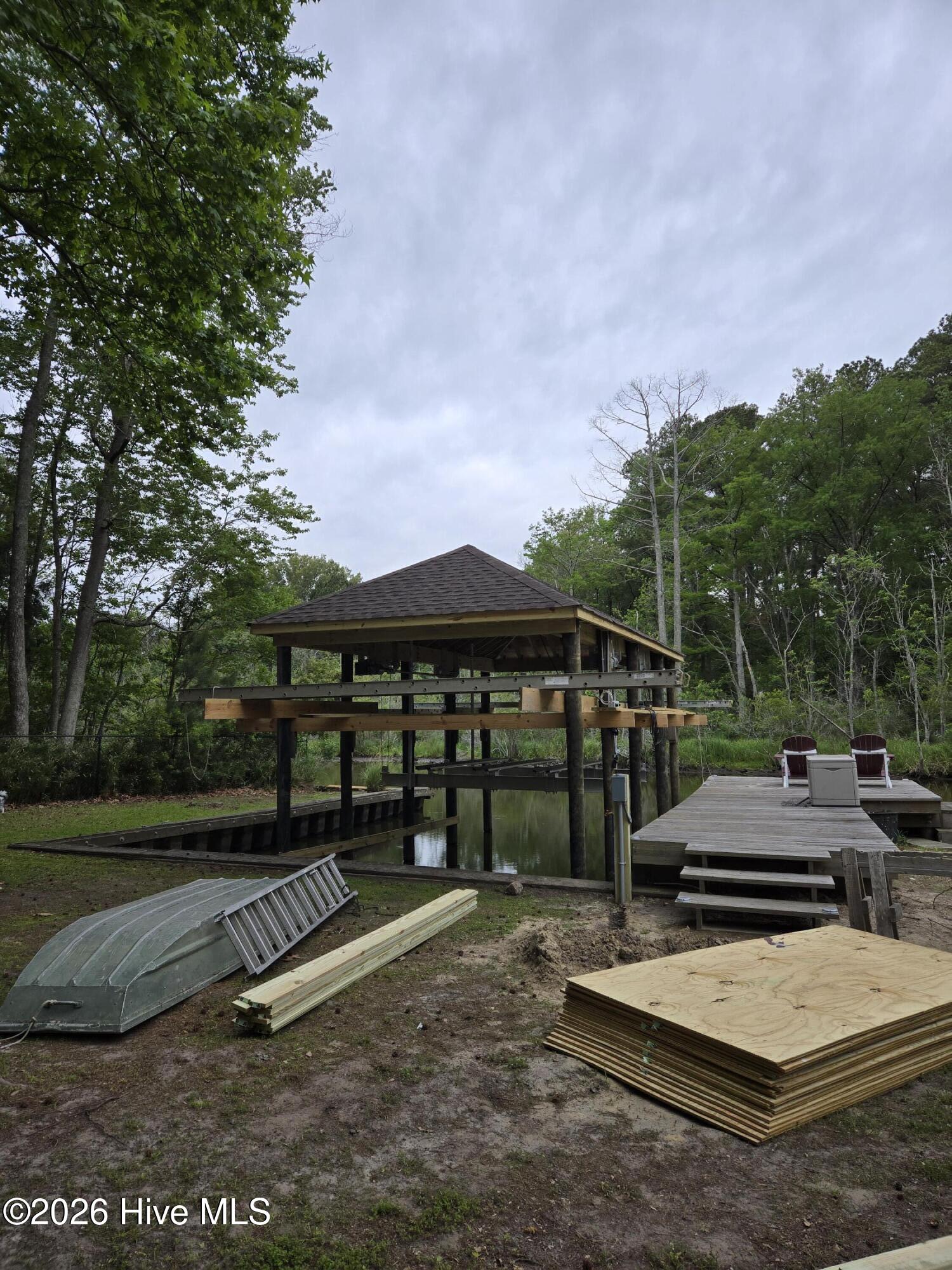 New Boathouse and Lift May 2026