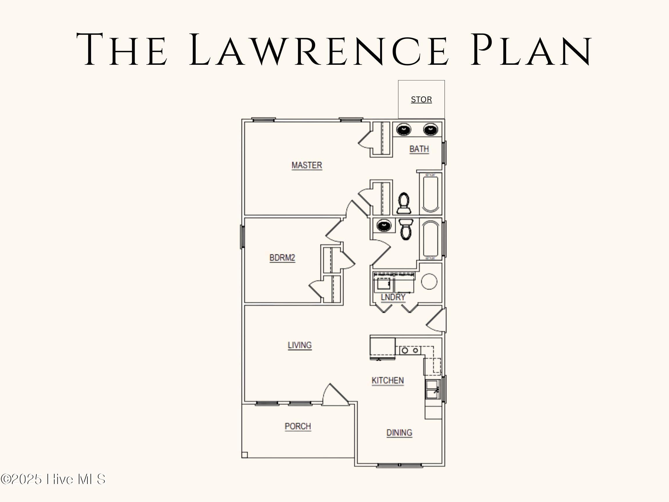 Lawrence Right Floor Plan Storage