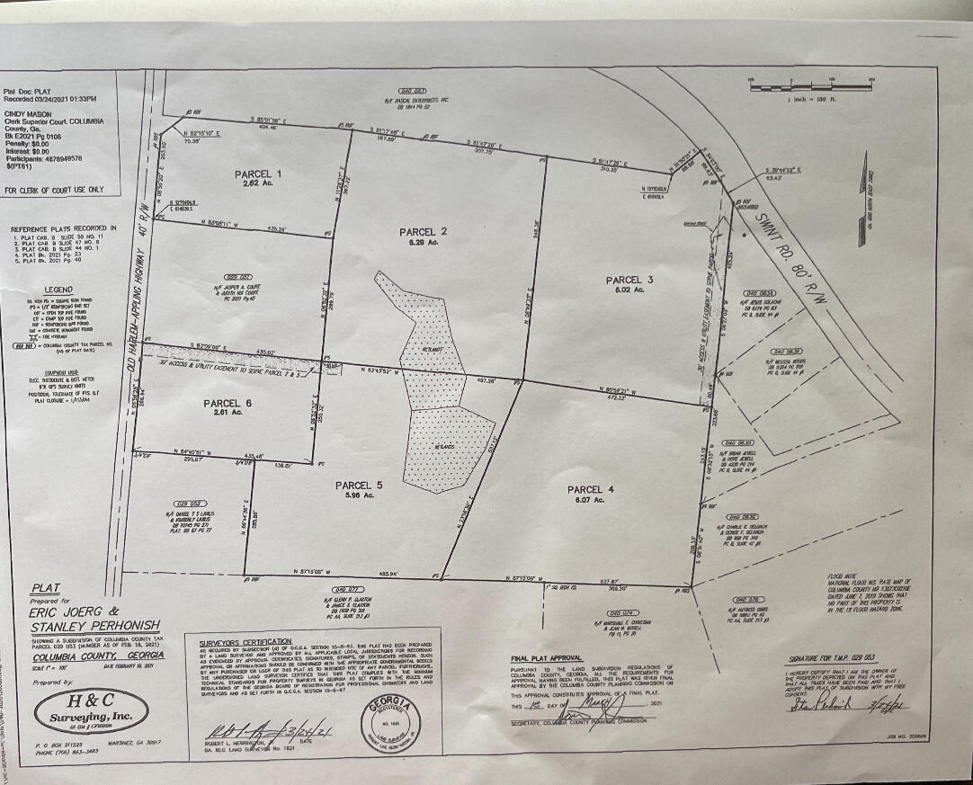 1633 old appling plat