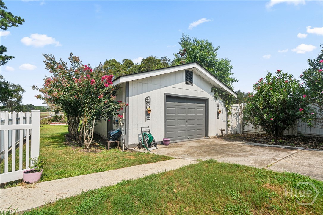 Detached garage/boat house