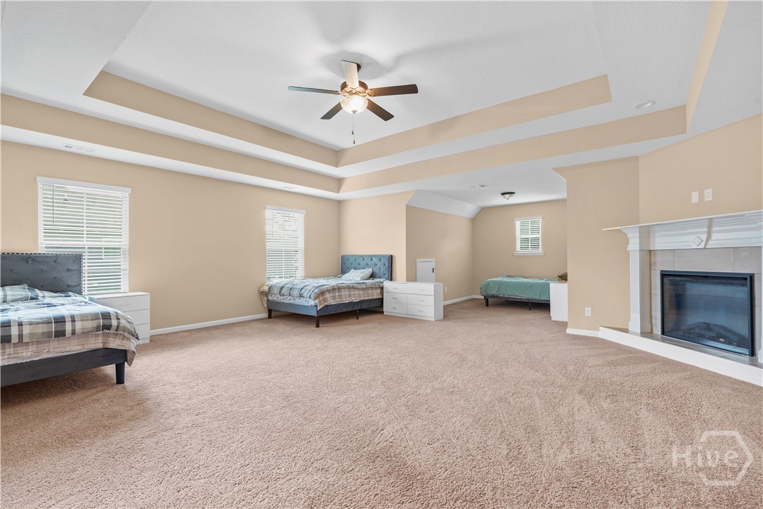 Upstairs Primary Bedroom with Ensuite
