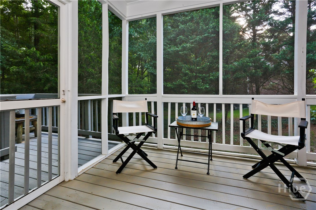 Screened porch