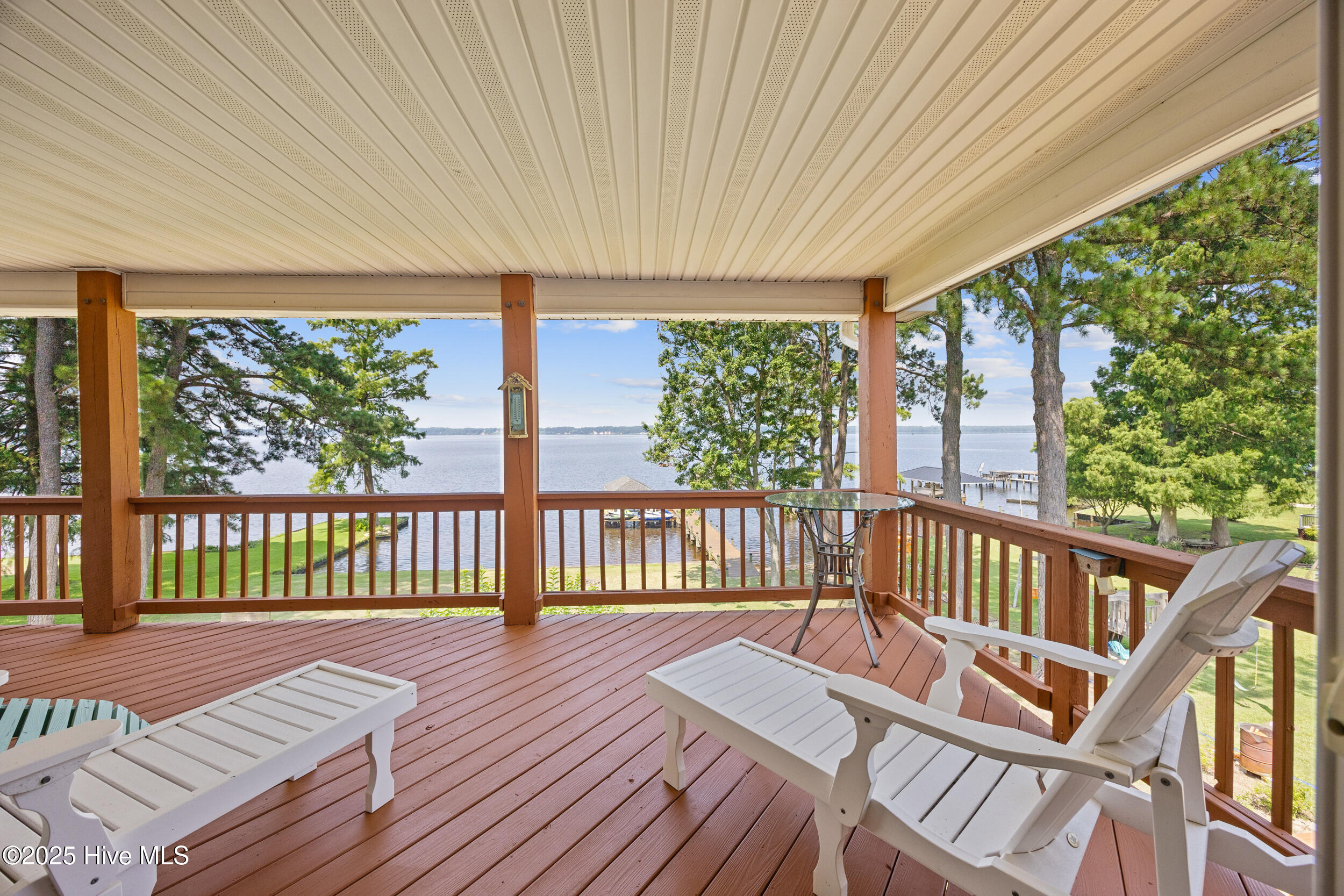 Relax on your covered deck