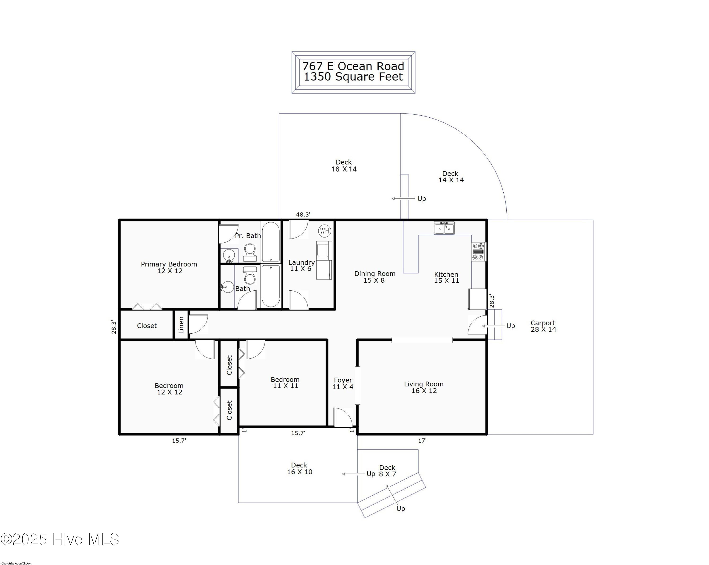Homes for sale in Holly Ridge, NC | 767 E Ocean Rd, Holly Ridge, NC 28445 | MLS# 100533401