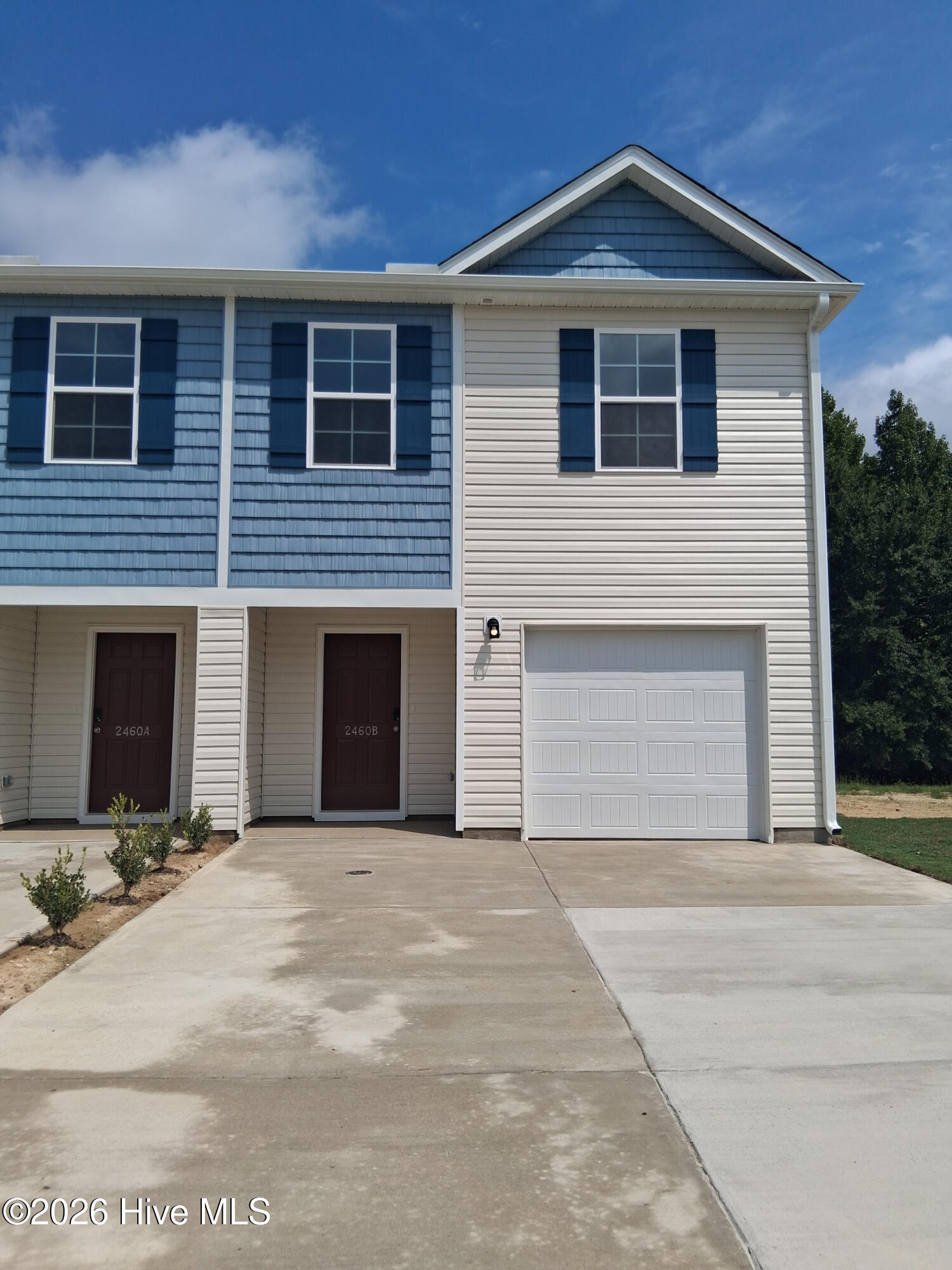 Exterior photo of 2460 Brookville Drive B, Greenville, NC 27834. MLS: 100600560