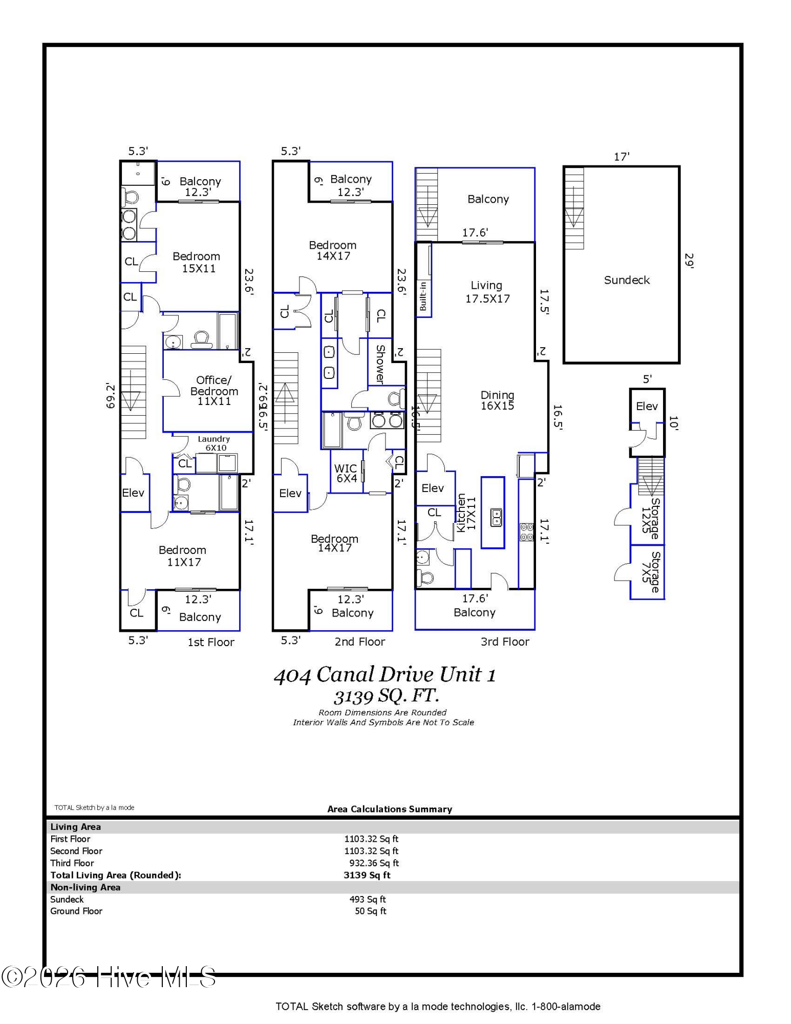 Exterior photo of 404 Canal Drive 1, Carolina Beach, NC 28428. MLS: 100611471