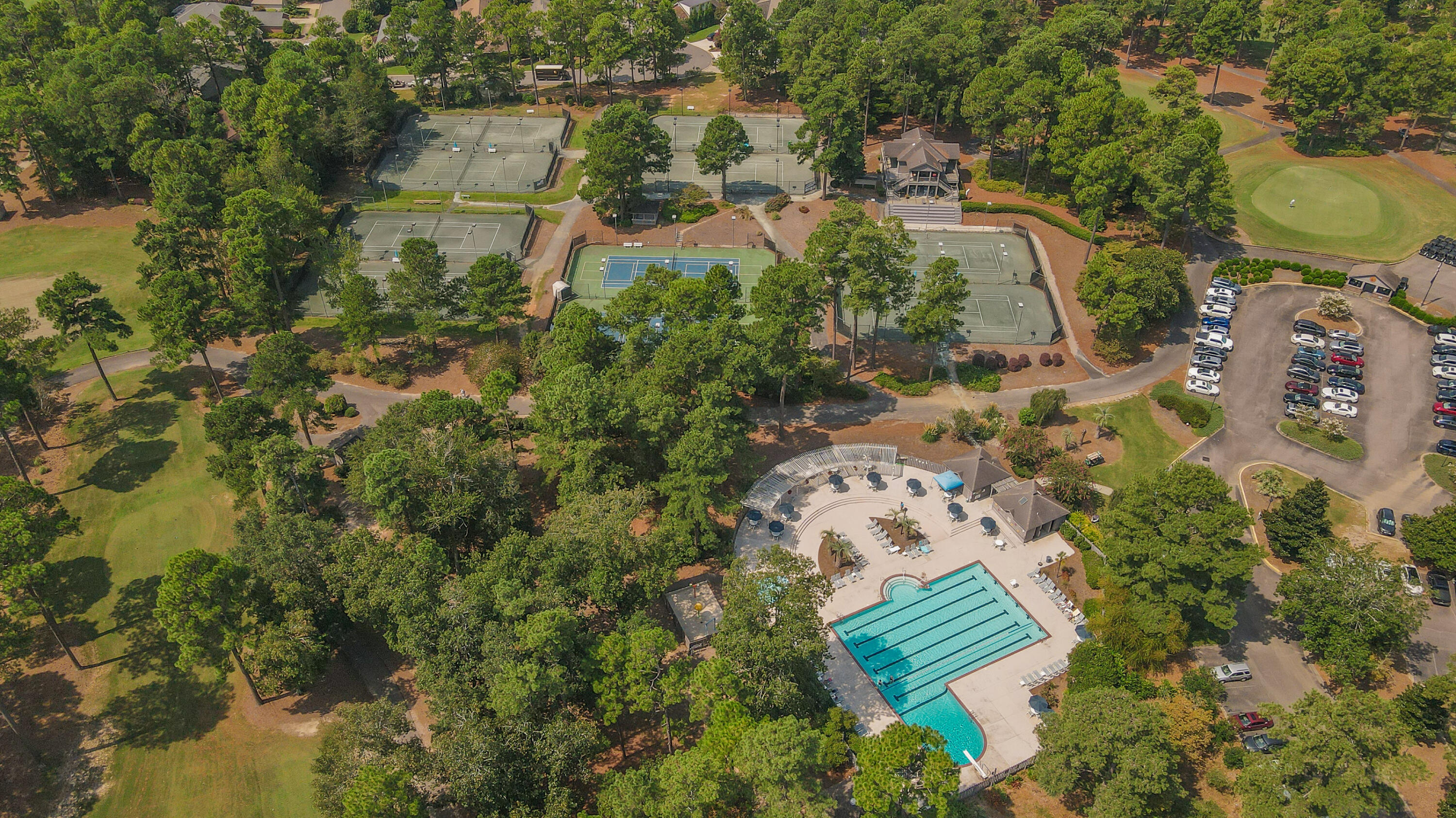Woodside CC Pool + Courts