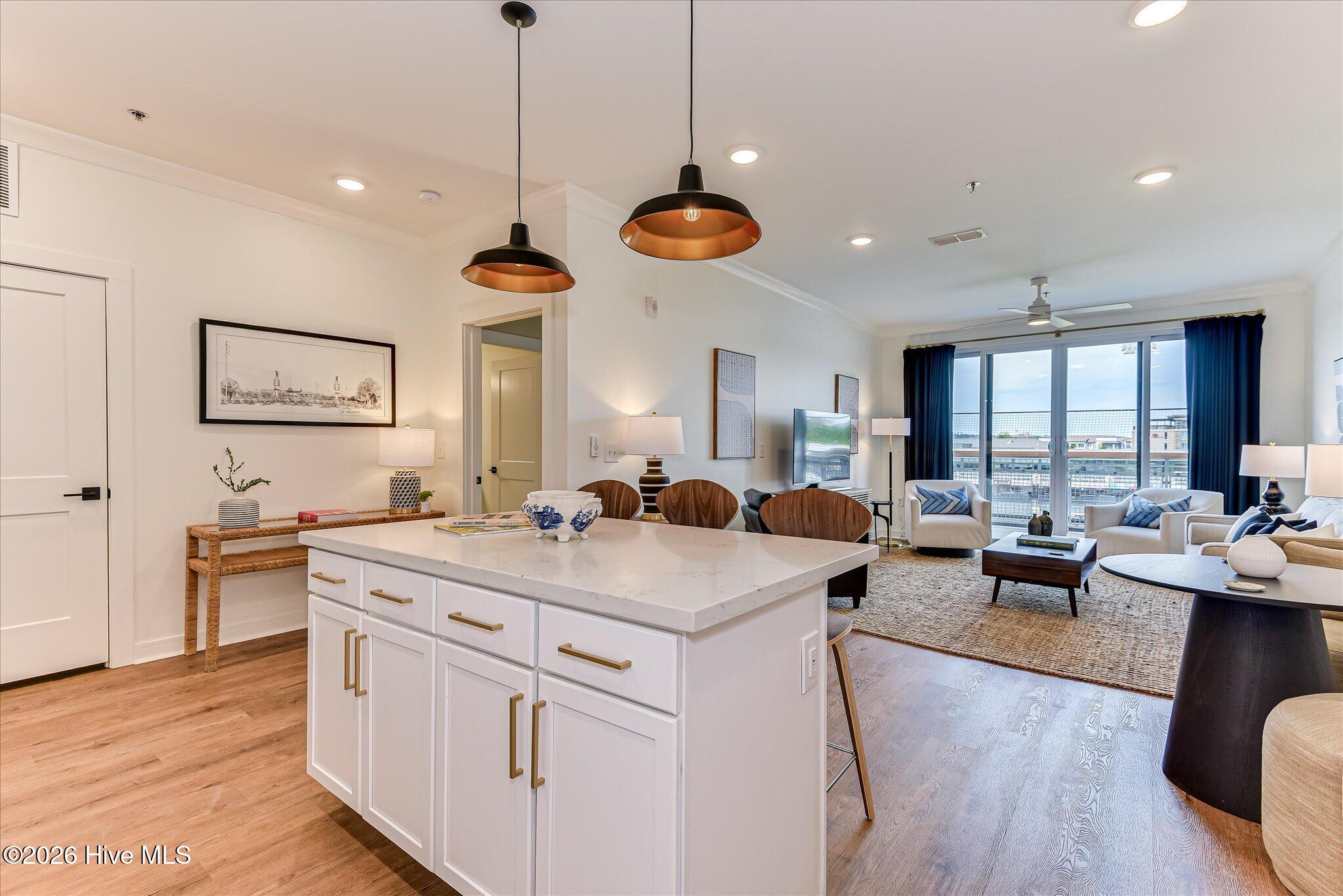 Model Unit Kitchen, Hall, Living Area