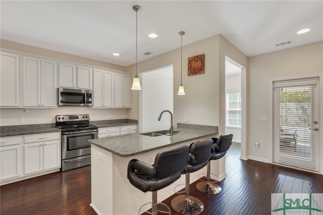 Beautiful cabinets and granite countertops