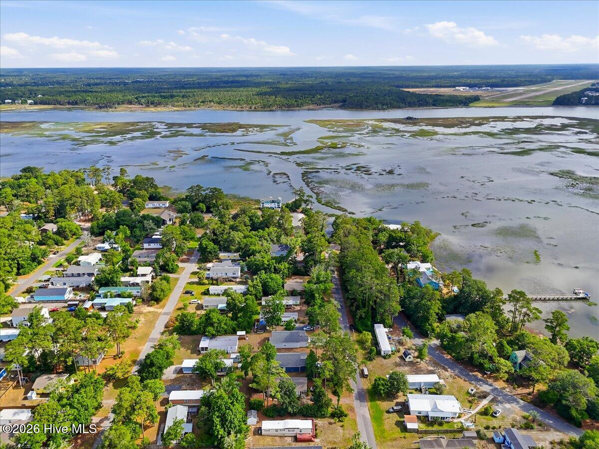 Looking north to ICW and mainland.