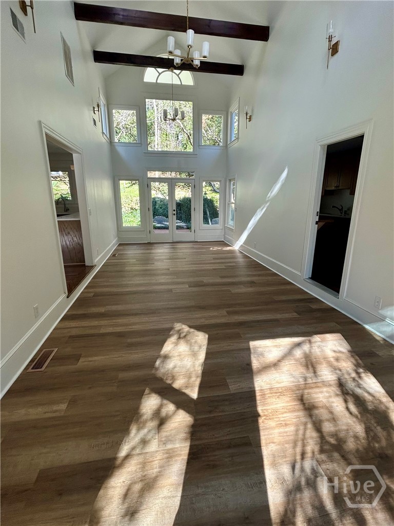 Sunroom/Foyer from back deck