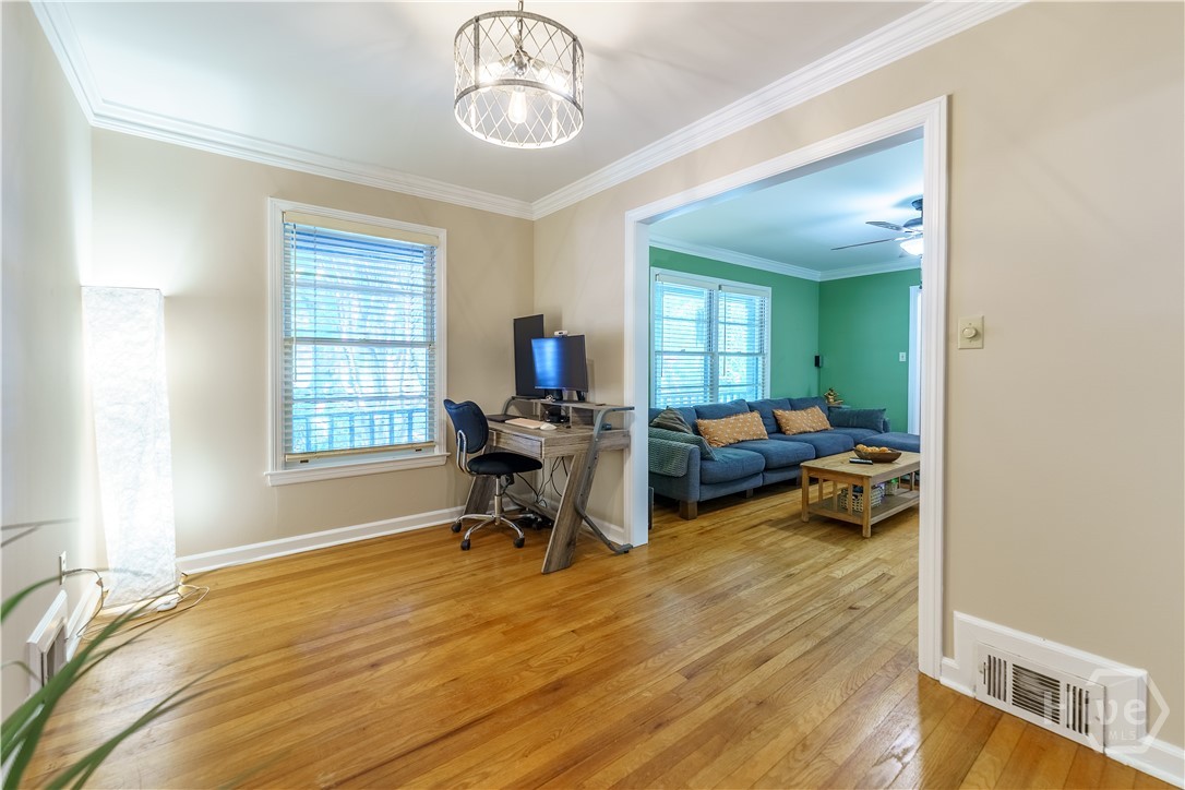 Separate Dining room/ Currently used as office - F