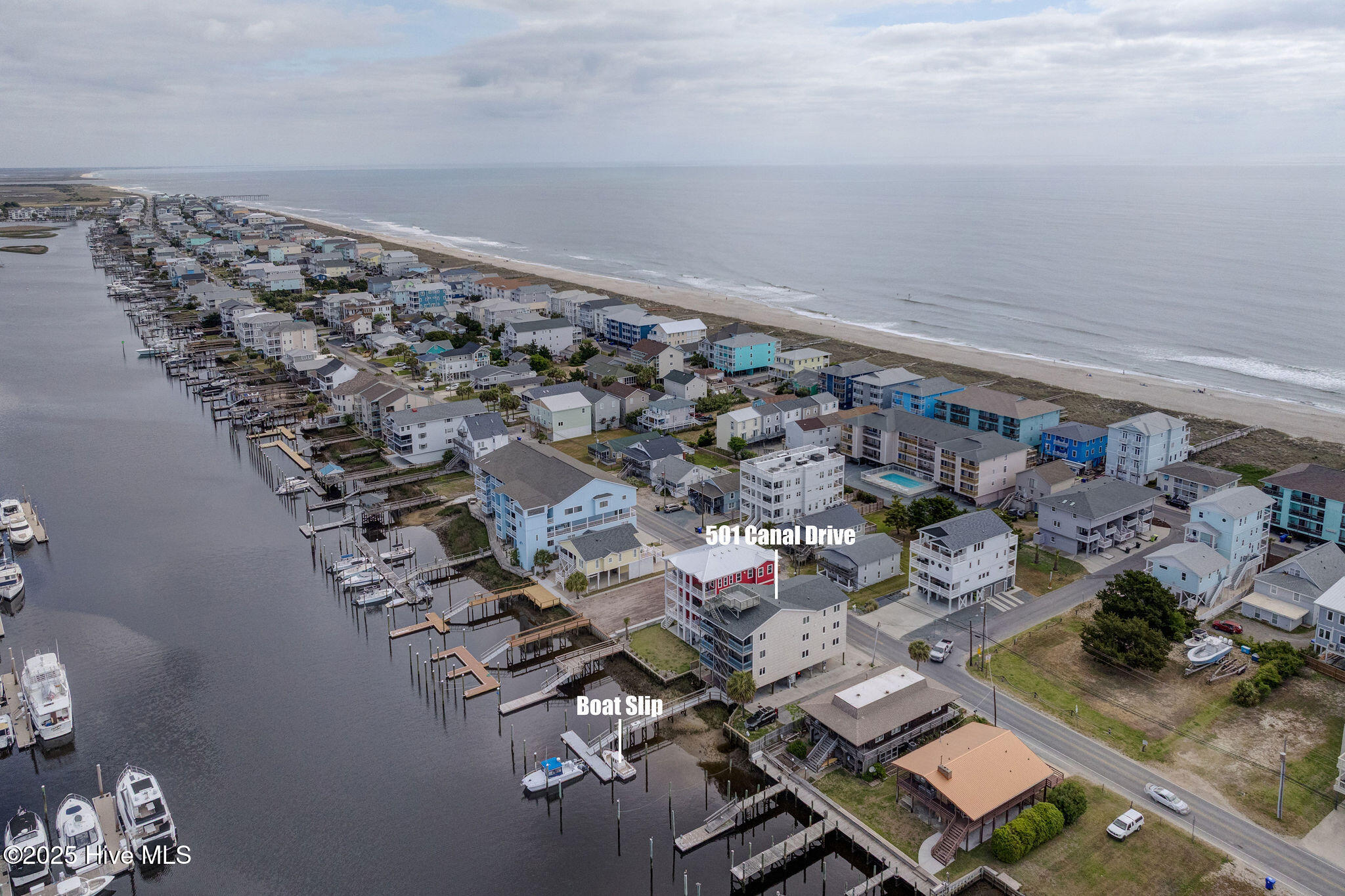 501 Canal Drive Apt A, Carolina Beach, NC 28428 – photo 9: 501CanalDriveDrone-6