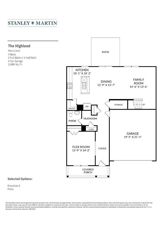Main Level Floor Plan