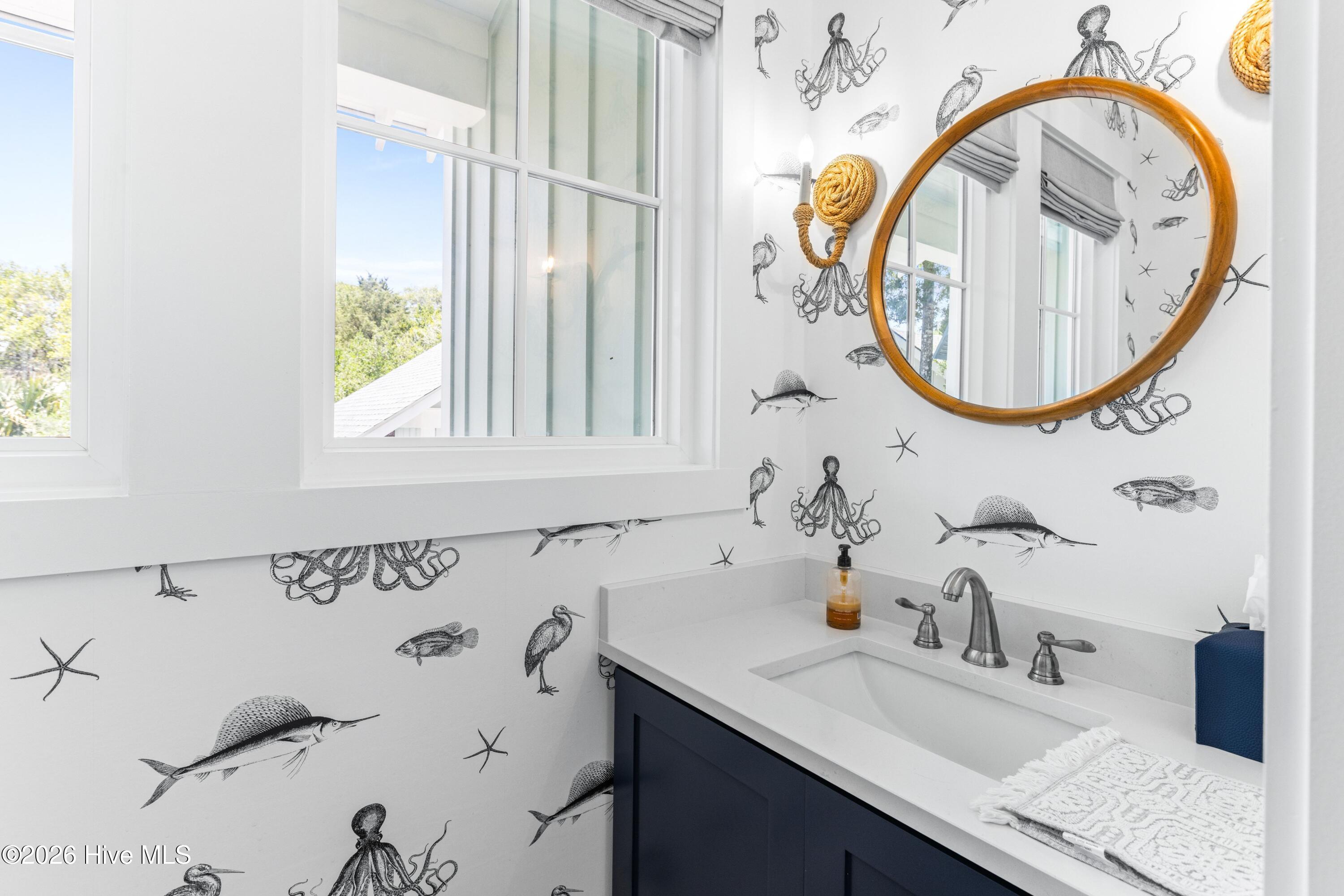 First floor half bath