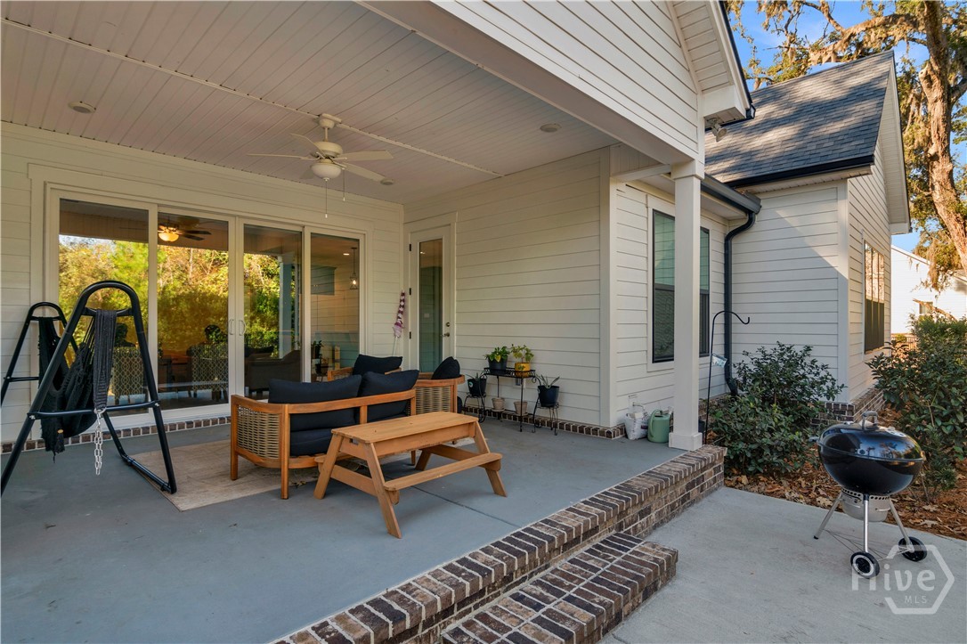 Covered Back Porch