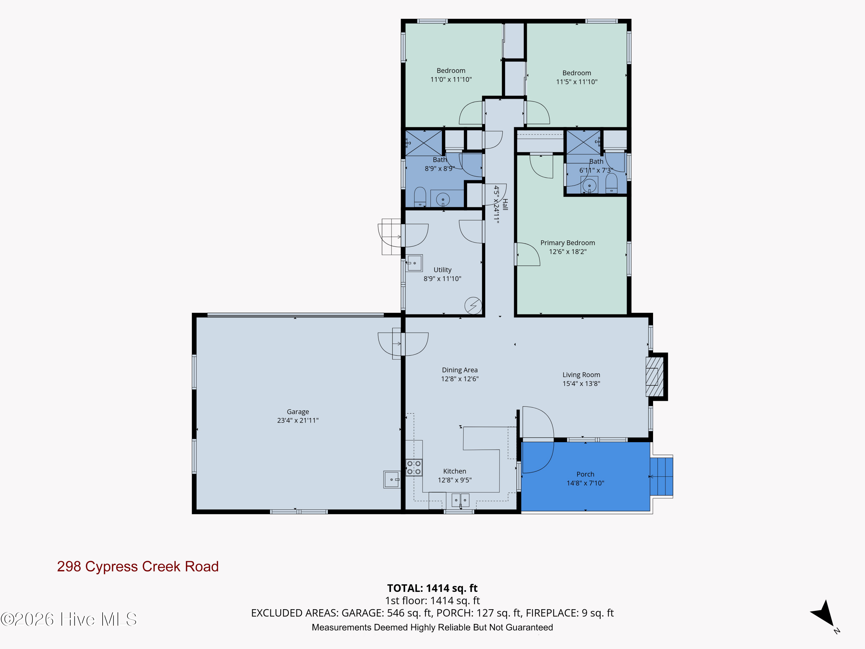 Exterior photo of 298 Cypress Creek Road, Wallace, NC 28466. MLS: 100598293