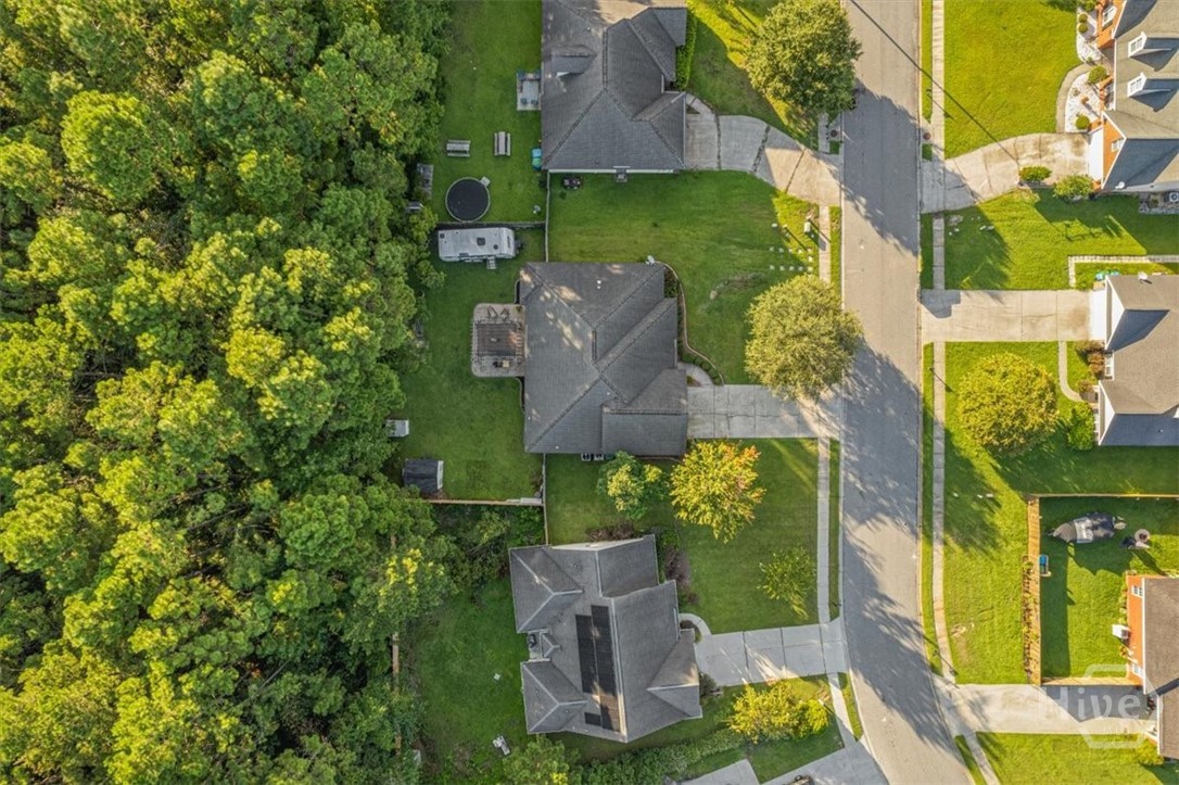 Private fenced backyard oasis