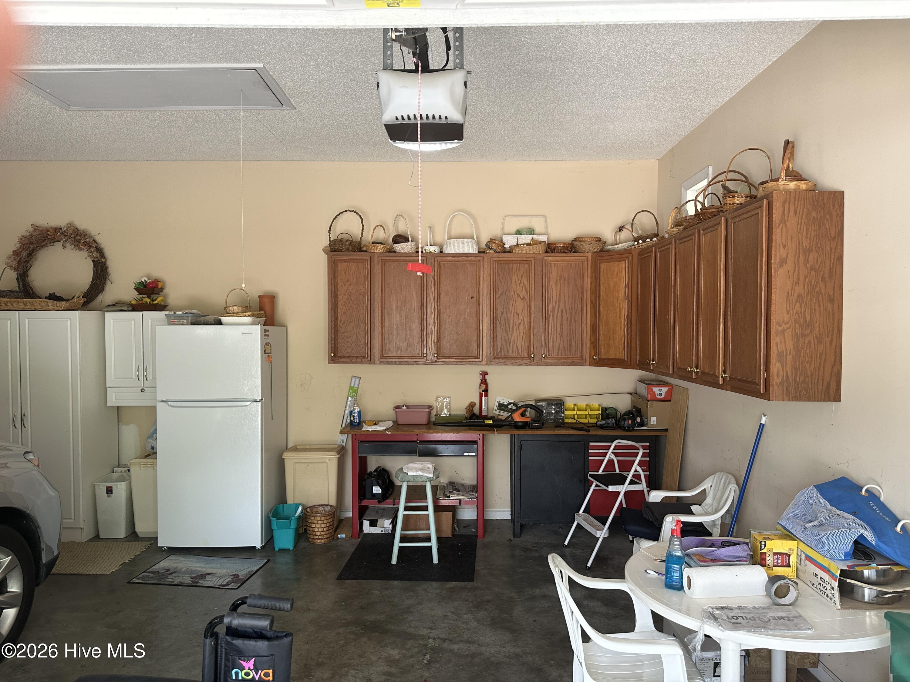 Attached garage