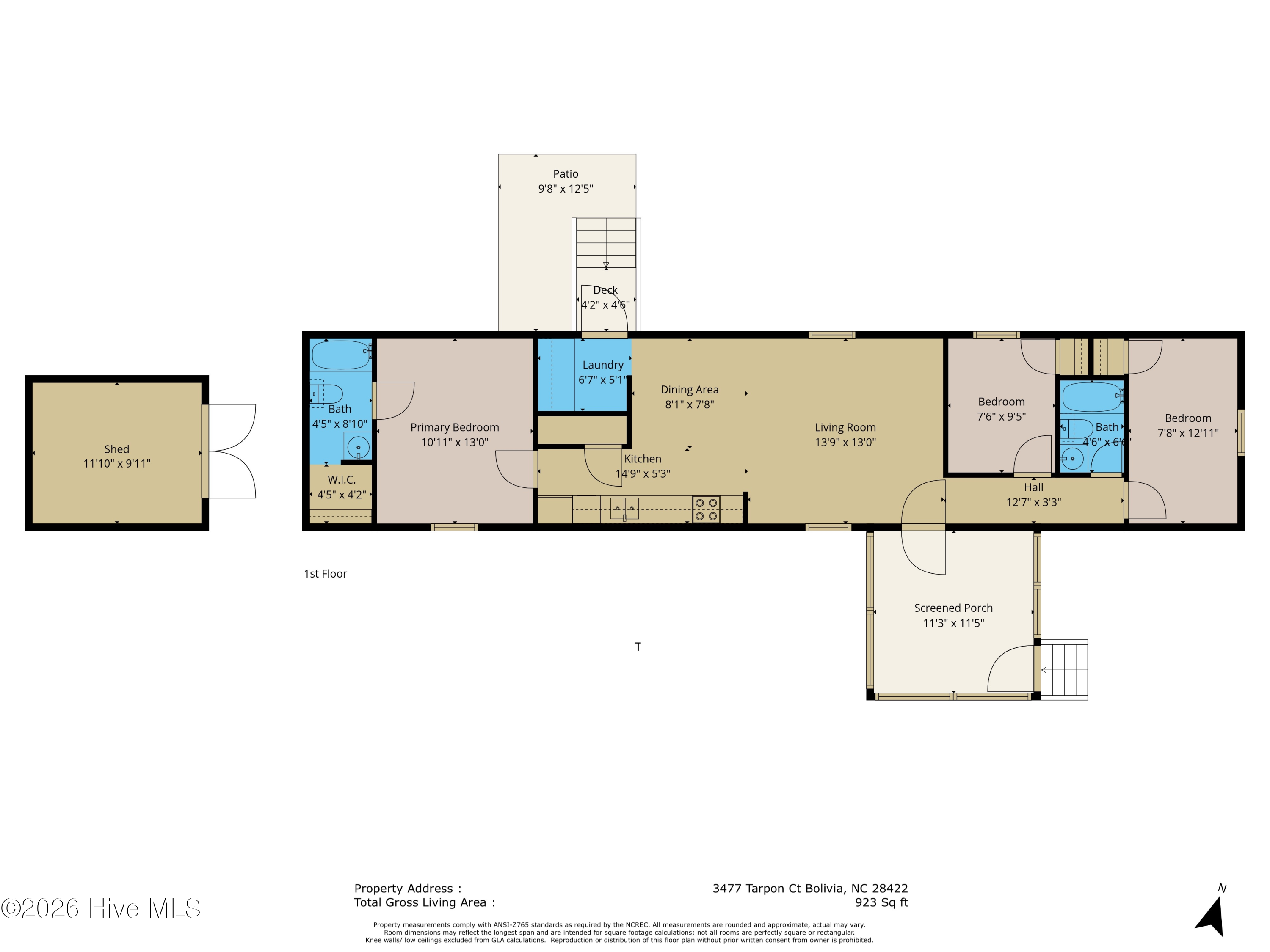 Mobile Home For Sale - 3477 Tarpon Court<br/> Bolivia, NC 28422