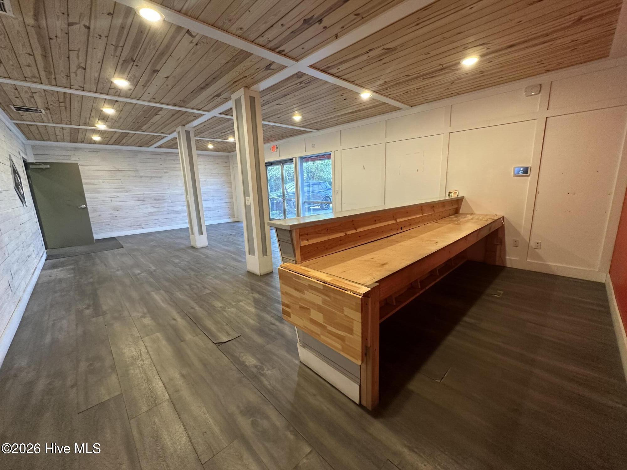 Front desk and waiting room