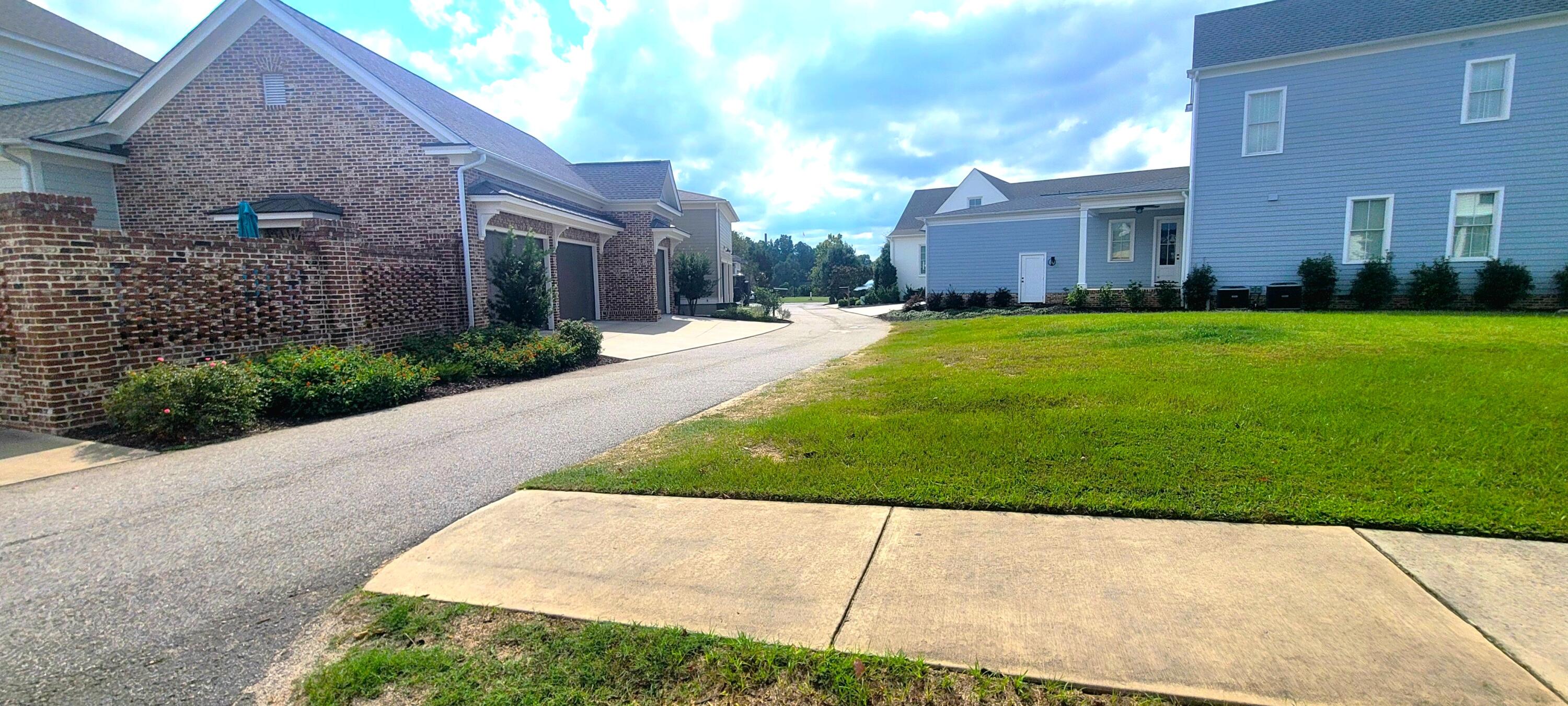 Alley behind the lot