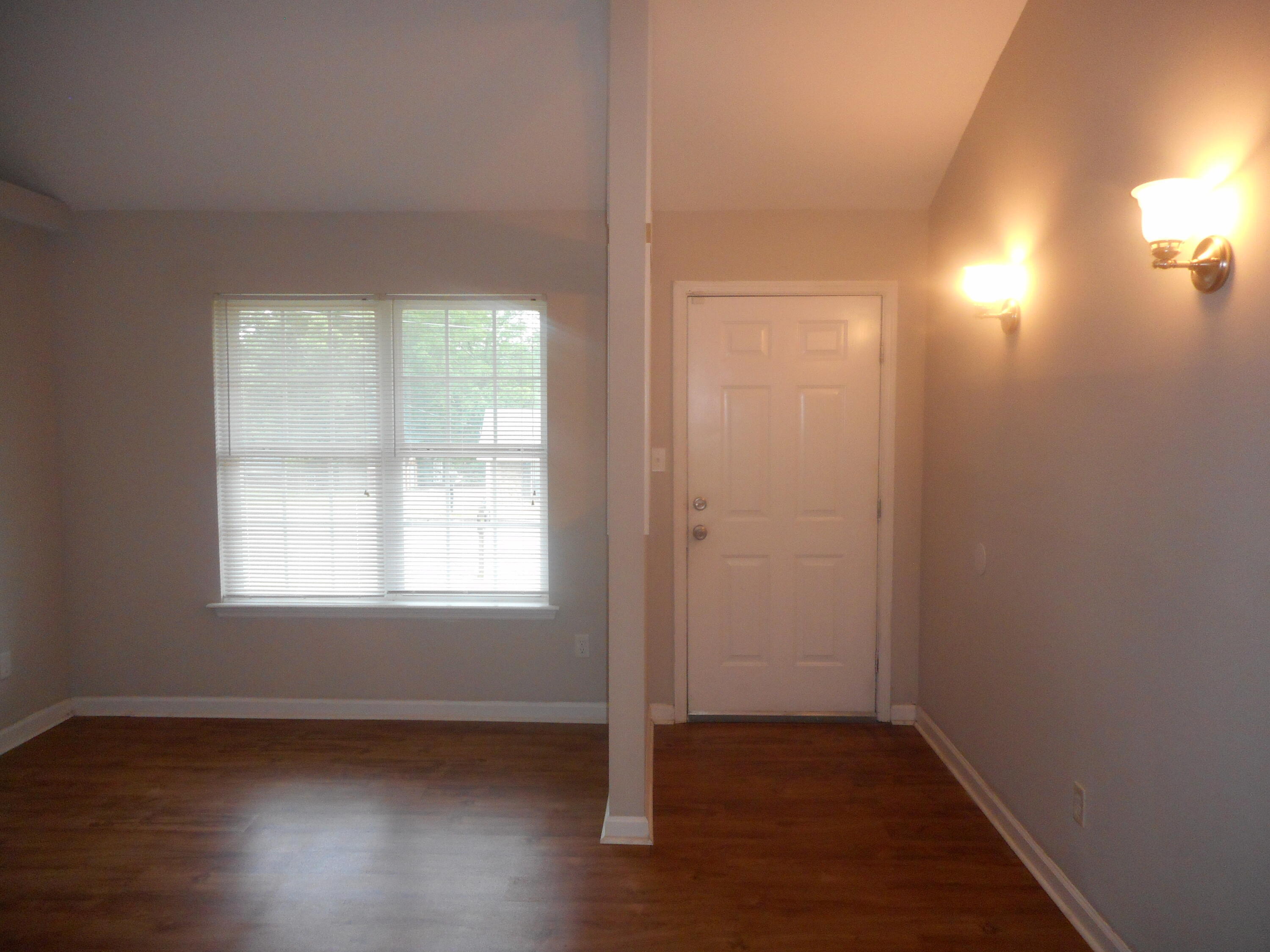 Living room and entry way
