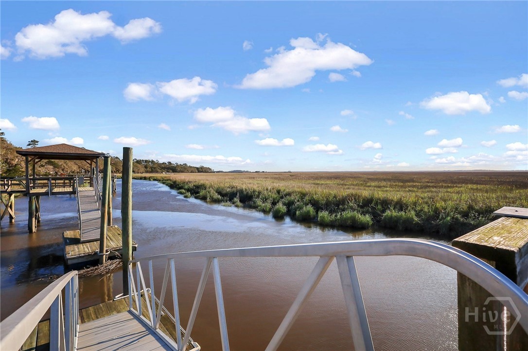 Dock with floating dock