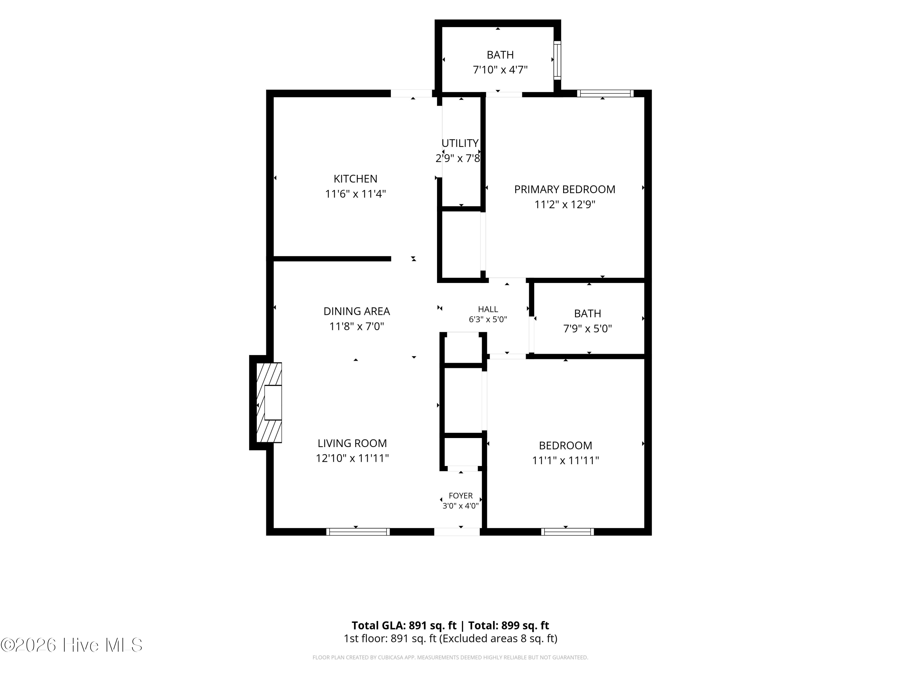 Exterior photo of 103 Glenside Court, Midway Park, NC 28544. MLS: 100589549