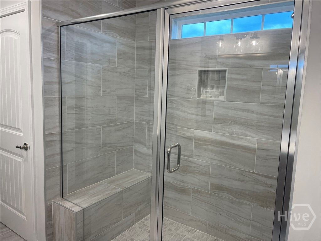 Large Shower in Primary
