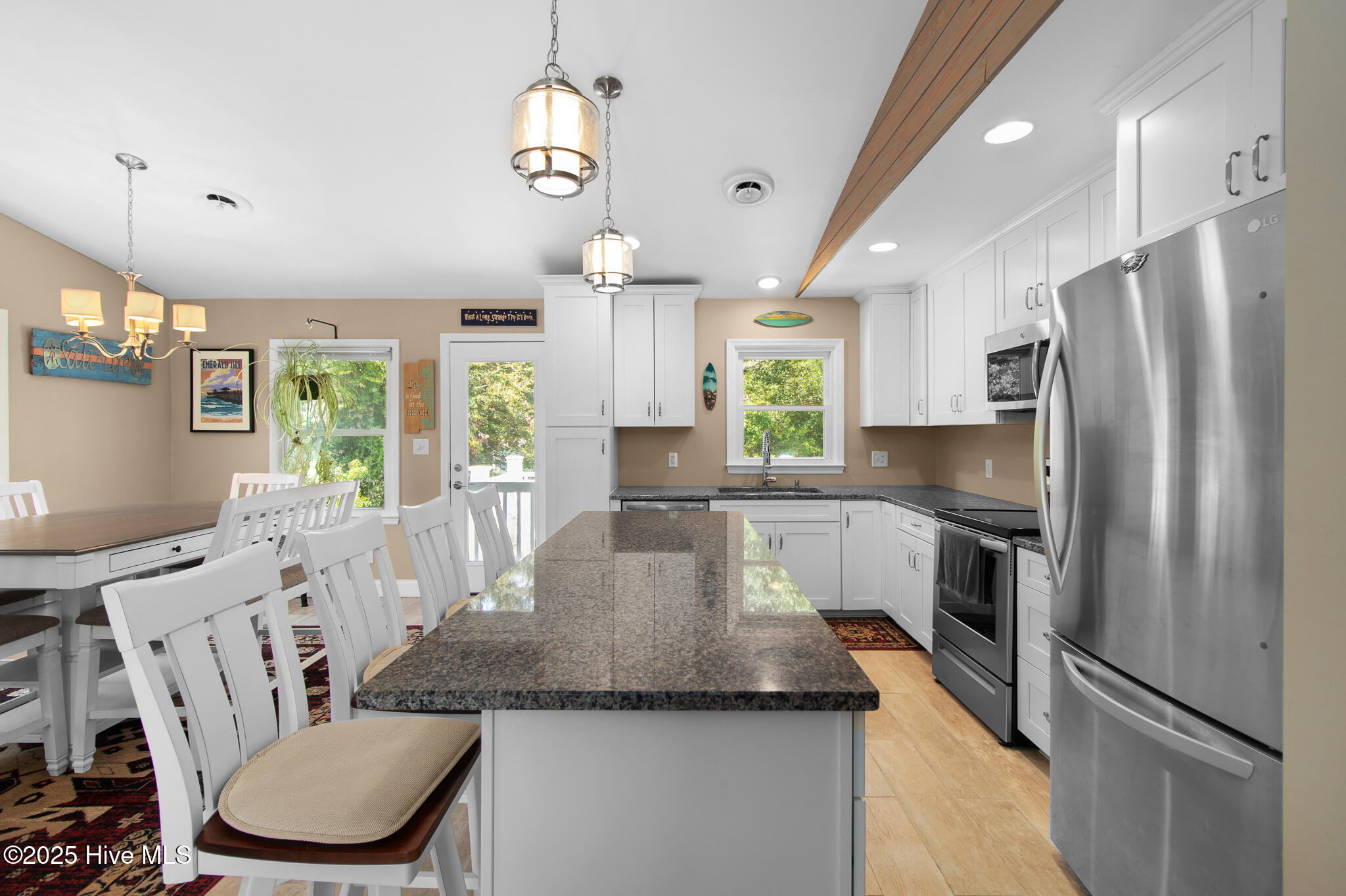 Updated kitchen with deck access