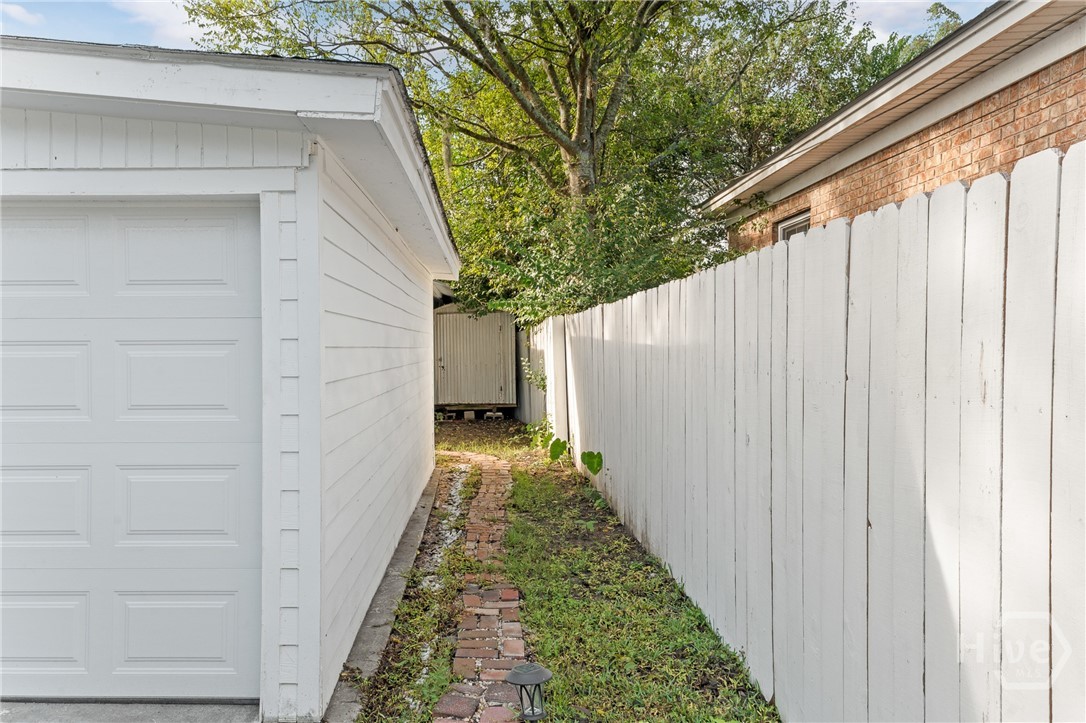 Walkway to Backyard and ADU