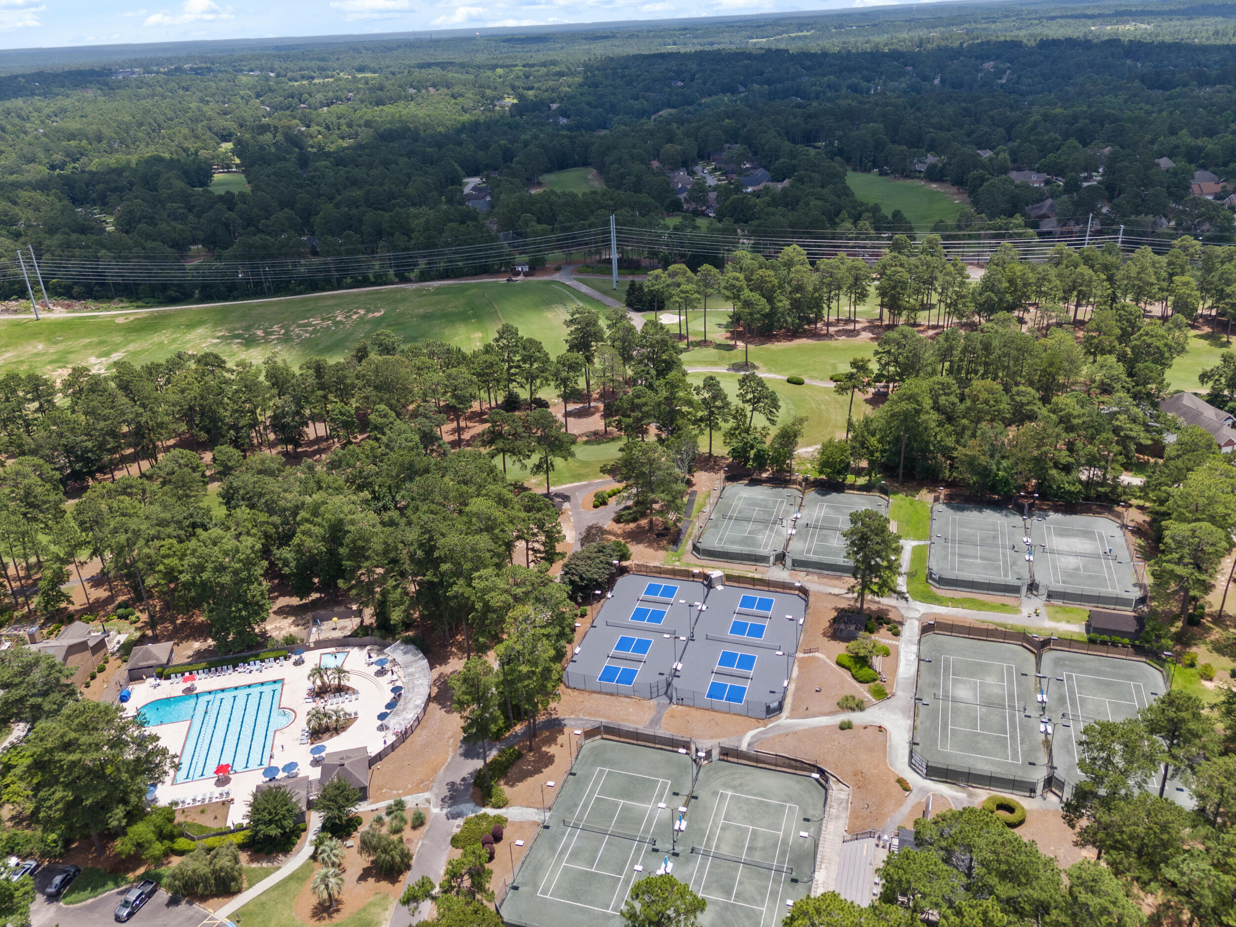 Pickleball + Tennis Courts