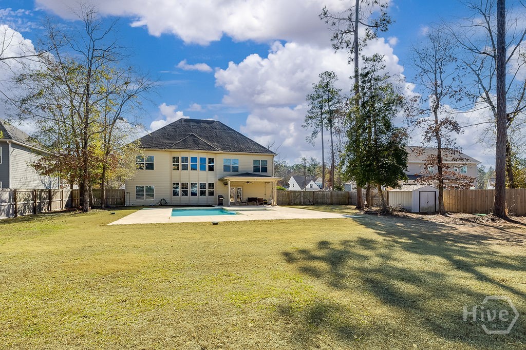 rear yard view