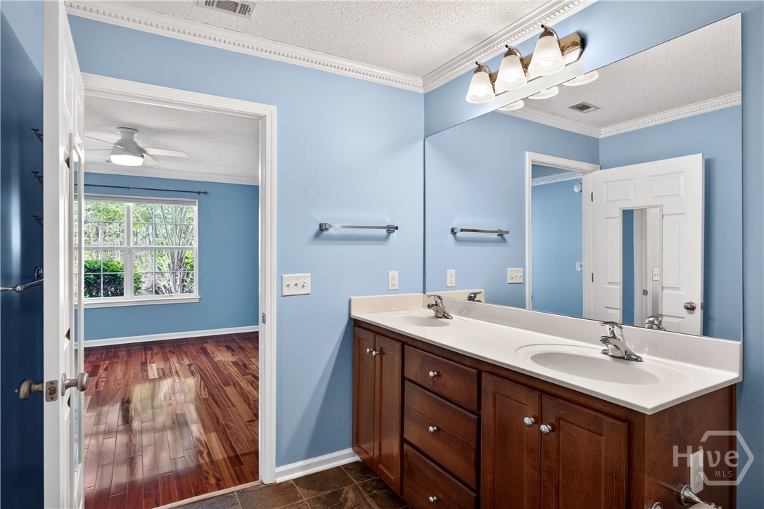 Looking from the master bath toward the master bedroom - shower on your left