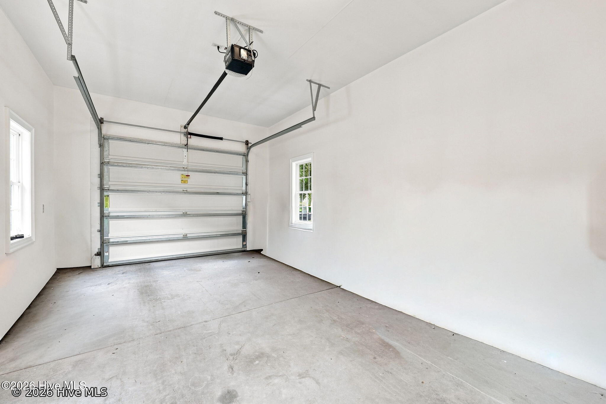Garage Interior + Garage Door