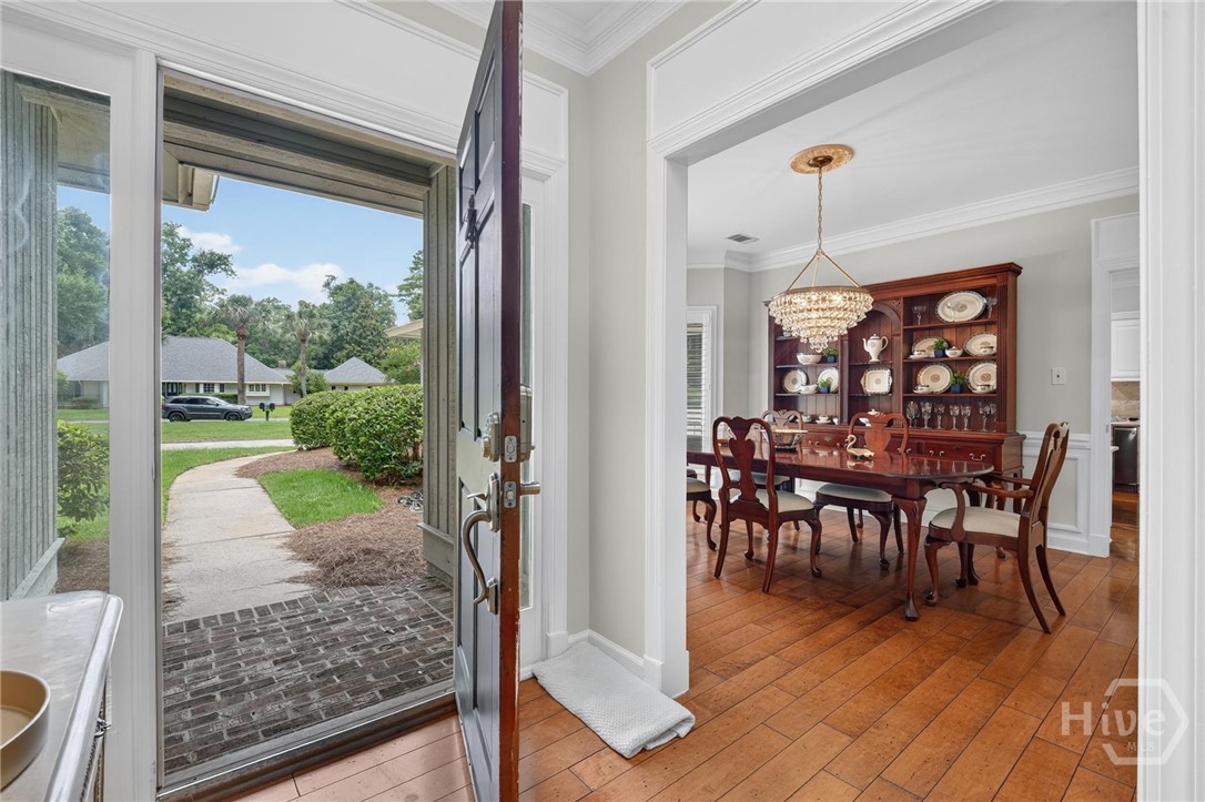 Inviting foyer