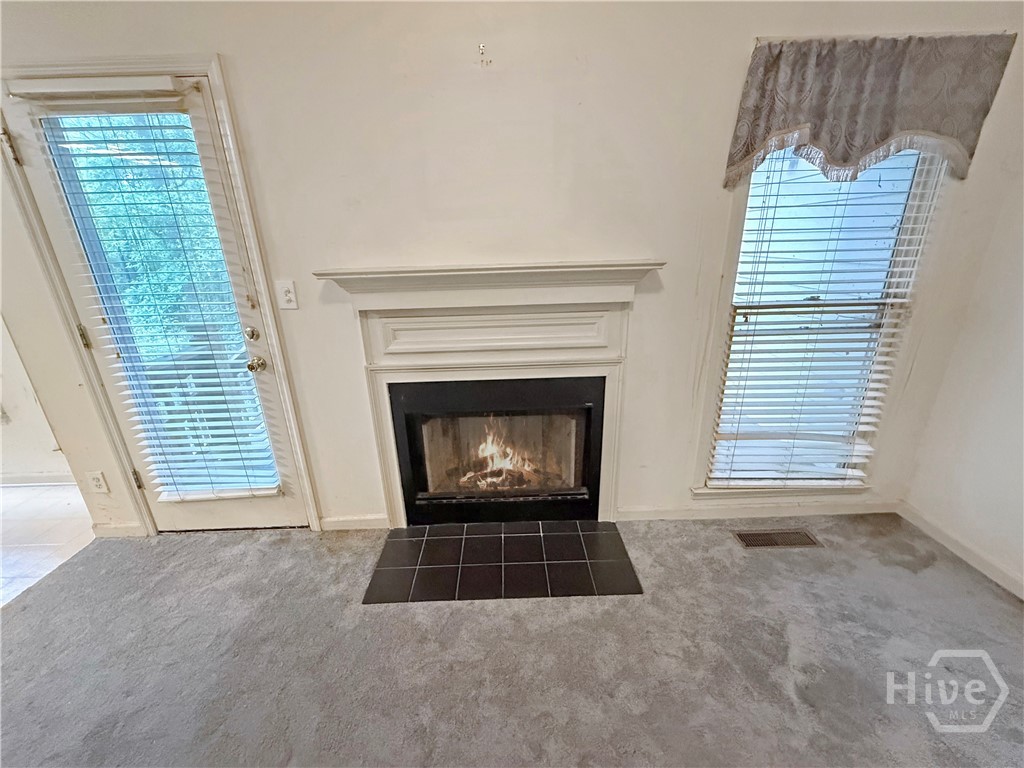 Great Room Woodburning Fireplace