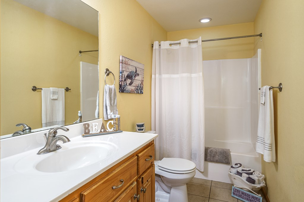 Guest bath on main level